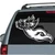 Buzzard Head car window decals stickers