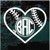 Baseball Heart Monogram car window decals stickers Baseball Heart Monogram car window decals stickers