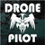 Drone Pilot Skull decals stickers
