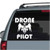 Drone Pilot Skull car window decals stickers