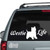 Westie Life Script car decals stickers