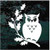 Owl On An Oak Branch Window Decals