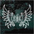 Detailed Angel Wings Monogram decals stickers