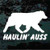 Haulin' Auss car window decals stickers