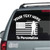 American Flag With Soldier car decals stickers