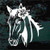 Pretty Horse Wearing Hibiscus Flower Decals Pretty Horse Wearing Hibiscus Flower Decals