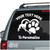 Whippet Heart Paw Stickers Whippet Heart Paw Stickers