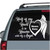 Half Of My Heart Is In Heaven With My Angel Memorial car window decals stickers