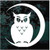 Owl On The Moon Window Decals Owl On The Moon Window Decals