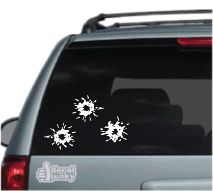 Bullet Hole Decals Stickers for Cars Trucks Windows