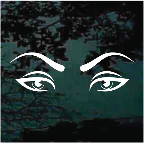 Girl Eyes Decals & Stickers Decal Junky