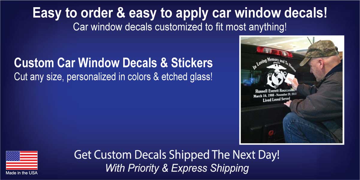 Custom Text Vinyl Lettering Sticker Decal Personalized Window Wall Business Car