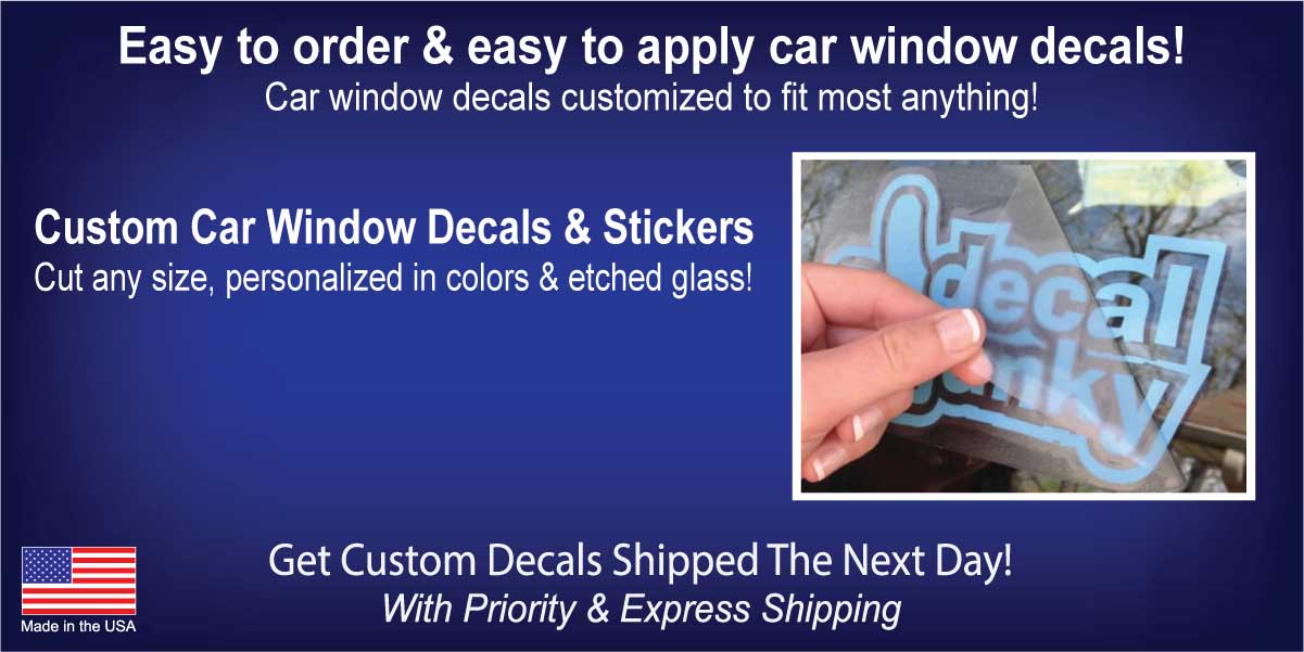 Decal Junky Custom Car Decals Window Stickers Personalized