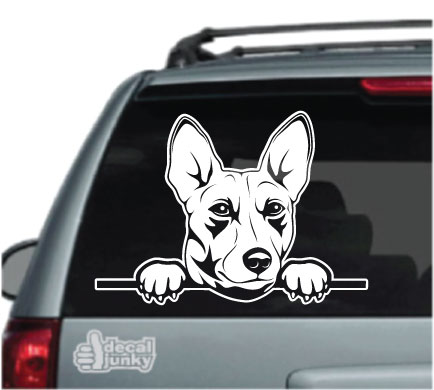 I Love My Basenji 8 AS582 Car Sticker Decal Thatlilcabin