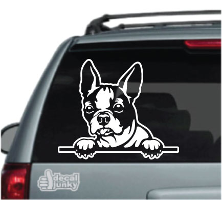 Boston Terrier Car Decals & Stickers | Decal Junky