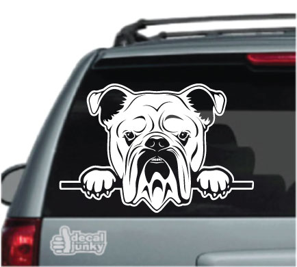 English Bulldog Car Decals & Stickers | Decal Junky