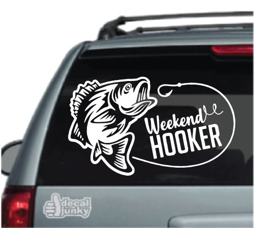 to fit FORD CONNECT GOING FISHING FISH FUNNY RUDE CAMPER VAN STICKERS  GRAPHICS