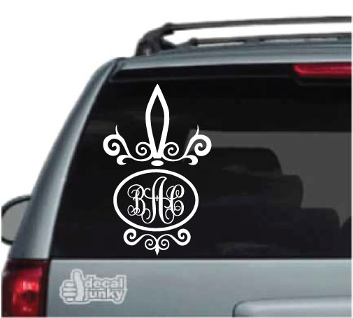 fleur-de-lis-monogram-decals-stickers