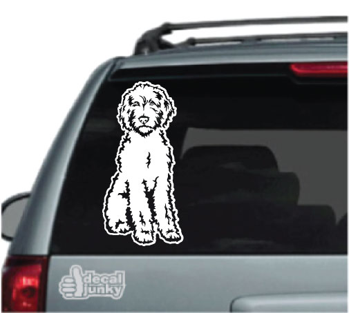 labradoodle car sticker