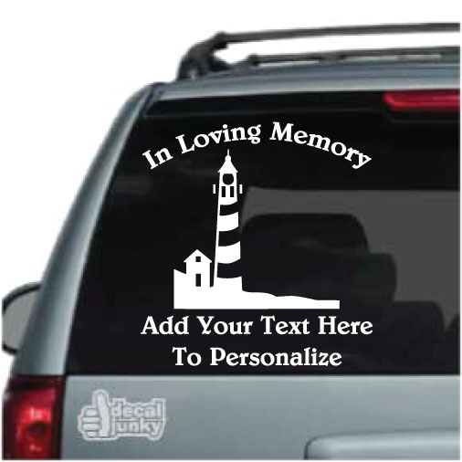 in loving memory lighthouse-memorial-decals-stickers