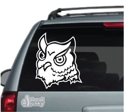 True Artworx Night Owl Flying Owl Vinyl Decal Sticker - Customizable Colors & Sizes