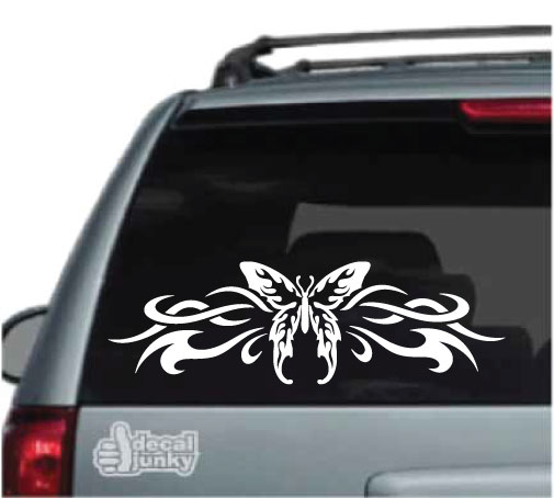 Tribal Butterfly Car Decals & Window Stickers | Decal Junky