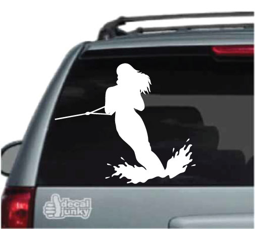  Ultimate Frisbee Silhouette V5 Sticker Bumper Sticker