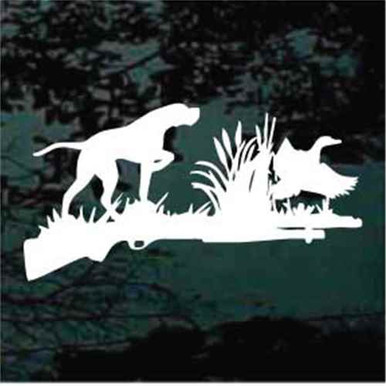 duck hunting dog decals