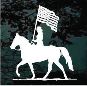 USA Rodeo Equestrian Drill Team Decals Stickers for Cars Trucks