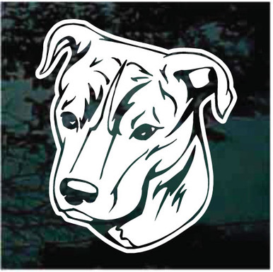 Mountain Cur Head Decals Stickers for Cars Trucks Windows