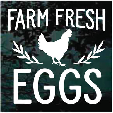 Farm Fresh Eggs Sign Decals Stickers Decal Junky