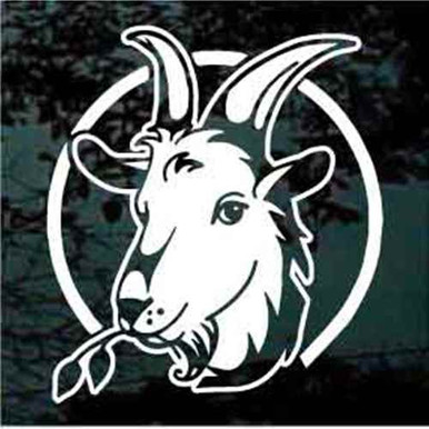 WickedGoodz Funny Goat Decal Sticker - Farming Bumper Sticker For Goat Lovers, 3.8 X 4 Inches 13 thumbnail image
