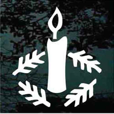 Candle Stickers Candle Window Decals