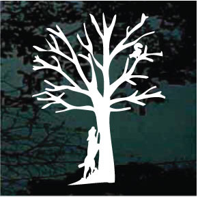 Autocollant Vinyle Écureuil - Décalque Pour Voiture, Bateau, Chasse - Stickers Fenêtre - Fabriqué Aux États-Unis