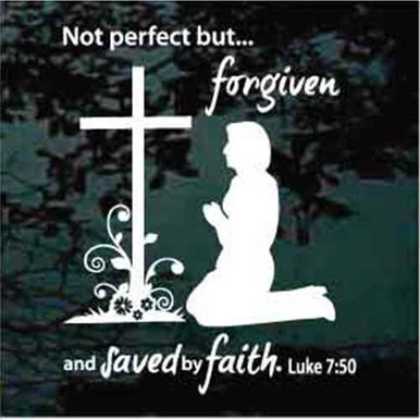 Christian Cross Decal / Sticker 50