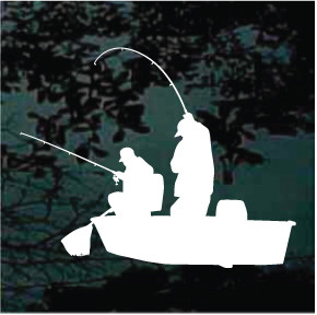 Boat Fishing Decals & Window Stickers Boat Fishing 06