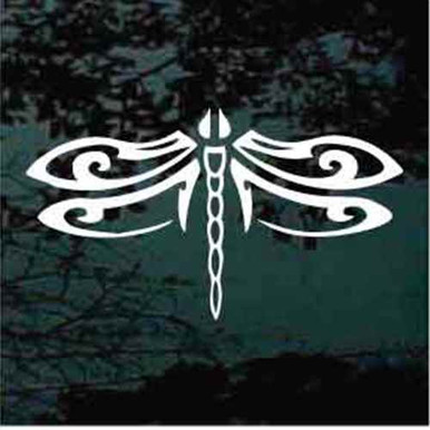 Tribal Tattoo Dragonfly Decals Car Window Stickers Decal Junky