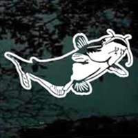 Cat Fishing Catfish Car Decals & Window Stickers