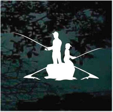 Hooked for Life Boat Sticker Decal Boat Fishing Tackle 4x4