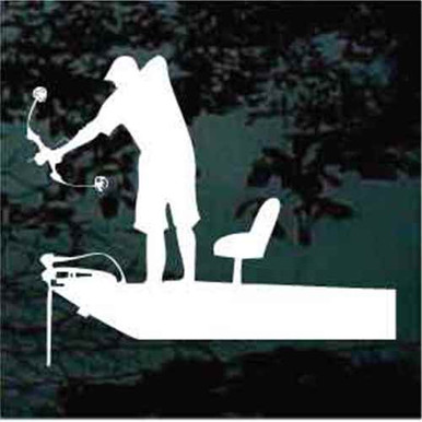 Solid Bow Fishing Decals & Window Stickers