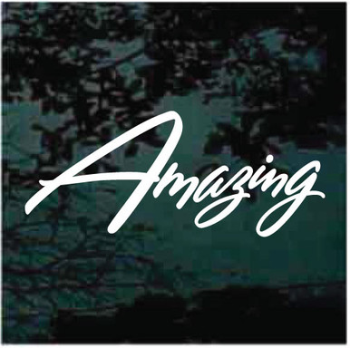 Amazing Window Sign Vinyl Lettering Decals & Stickers | Decal Junky