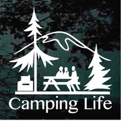 Camping Life Car Decals Window Stickers Decal Junky Camping Life Car Decals Window Stickers Decal Junky