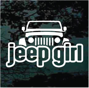 jeep girl decals decal