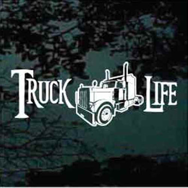 Semi Truck Life Decals Stickers  Decal Junky