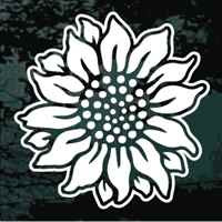Sunflower Bloom Car Decals & Stickers - Decal Junky