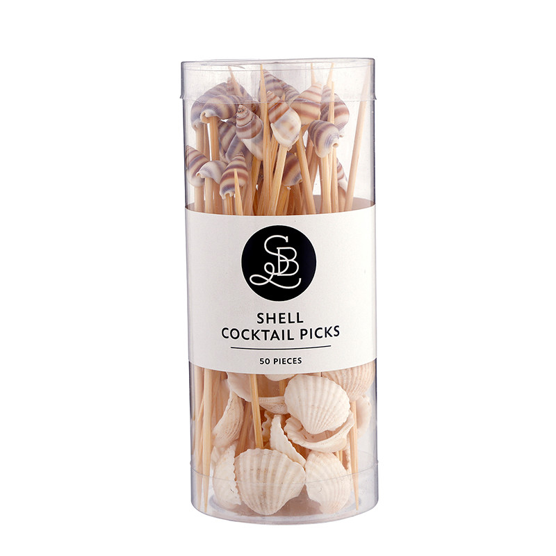 Shell Cocktail Picks - Set of 50 - [Wholesale]Santa Barbara Design Studio