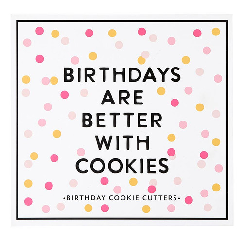 Cookie Cutter Set Book Box - Birthdays Are Better with Cookies