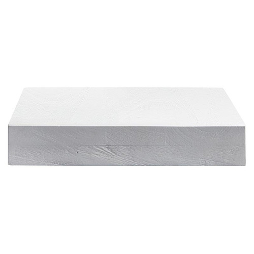 White Textured Pedestal - 12"