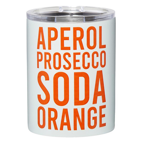 Stainless Steel DOF Tumbler - Aperol Prosecco