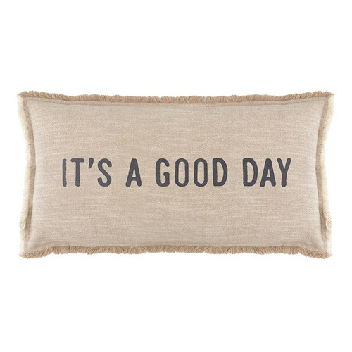 Face to Face Lumbar Pillow - It's A Good Day